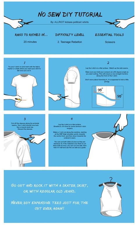 diy step by shirt cutting.